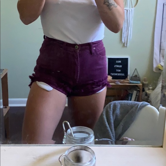 High waisted jean short - Picture 4 of 4